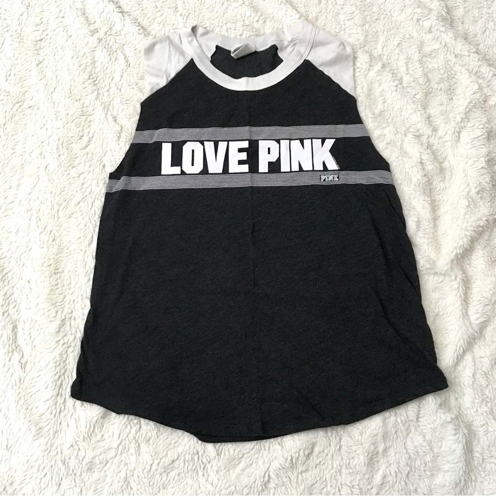 👟 PINK Charcoal Grey Lightweight Muscle Tank